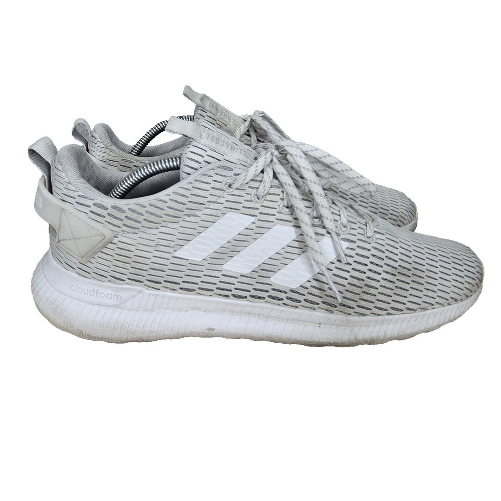 Adidas Lite Racer Sneakers Mens 10 White Running Low Top Casual Shoes F36752‎